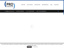Tablet Screenshot of pro-memoria.com
